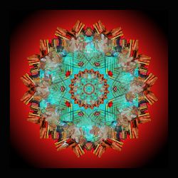 unfold the beauty in you - 90x90cm (nr 2014004)