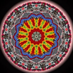 laughing godess - 60x60cm (mandala 8d)