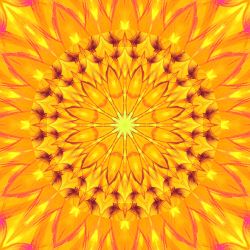 you are a shining light - 90x90cm (mandala 33a)