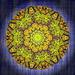 streak & faces - 60x60cm (mandala 17c)